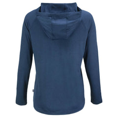 Chicago Cubs Cutter & Buck Women's  Coastline Epic Comfort Eco Recycled Hoodie Raglan Long Sleeve T-Shirt - Navy