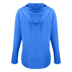Los Angeles Dodgers Cutter & Buck Women's Cooperstown Collection Coastline Epic Comfort Eco Recycled Hoodie Raglan Long Sleeve T-Shirt - Royal