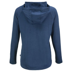 Milwaukee Brewers Cutter & Buck Women's  Coastline Epic Comfort Eco Recycled Hoodie Raglan Long Sleeve T-Shirt - Navy