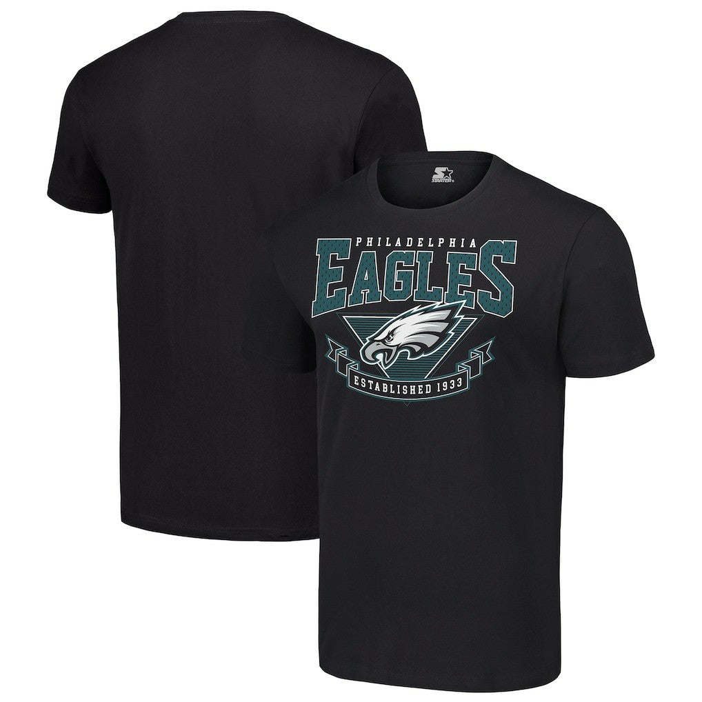 Philadelphia Eagles Starter 80s Inspired Team Logo T-Shirt - Black cheap