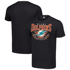 Miami Dolphins Starter 80s Inspired Team Logo T-Shirt - Black on sale