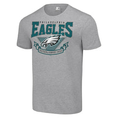 Philadelphia Eagles Starter 80s Inspired Team Logo T-Shirt - Heather Gray discount