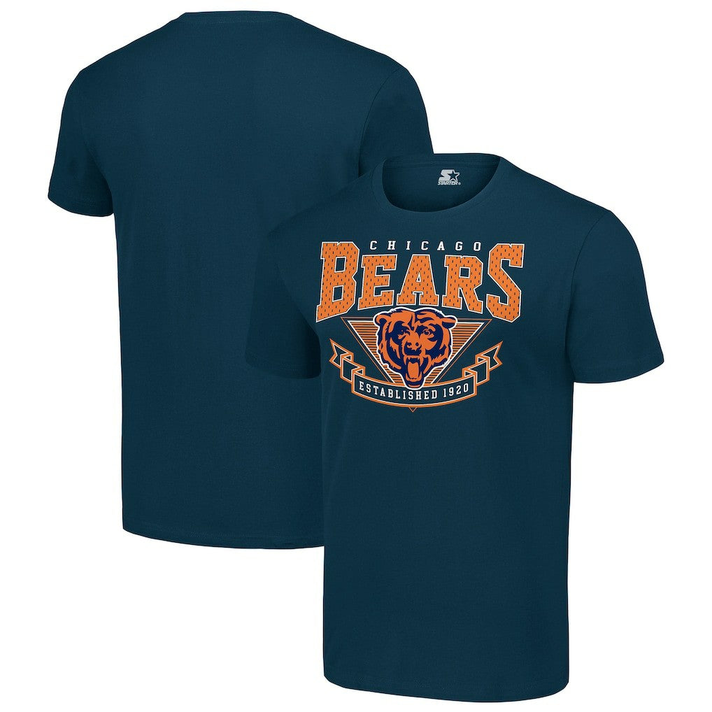 Chicago Bears Starter 80s Inspired Team Logo T-Shirt - Navy discount