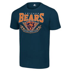 Chicago Bears Starter 80s Inspired Team Logo T-Shirt - Navy discount
