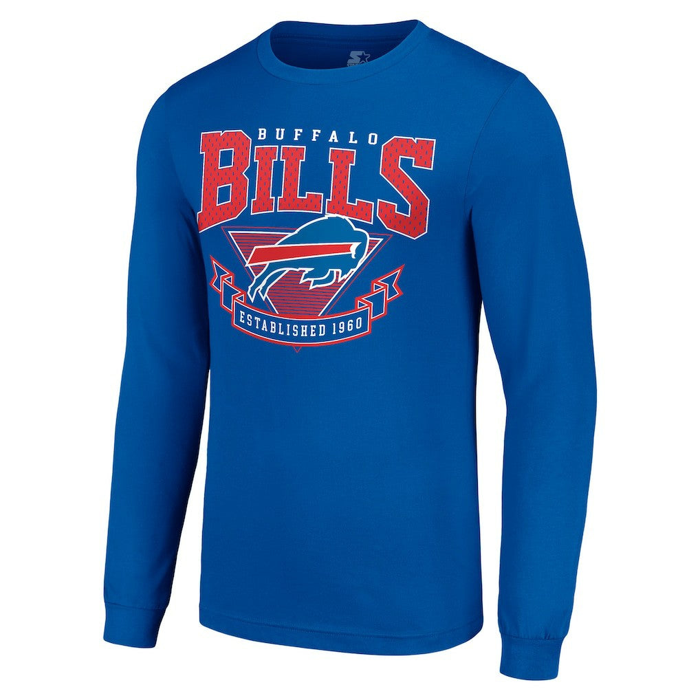 Buffalo Bills Starter '80s Inspired Team Logo Long Sleeve T-Shirt - Royal sale