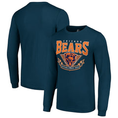Chicago Bears Starter '80s Inspired Team Logo Long Sleeve T-Shirt - Navy online