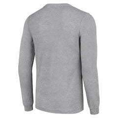 Minnesota Vikings Starter '80s Inspired Team Logo Long Sleeve T-Shirt - Heather Gray outlet