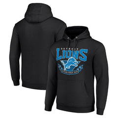 Detroit Lions Starter ‘80s Inspired Pullover Hoodie - Black outlet
