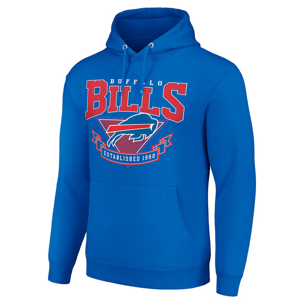 Buffalo Bills Starter ‘80s Inspired Pullover Hoodie - Royal sale