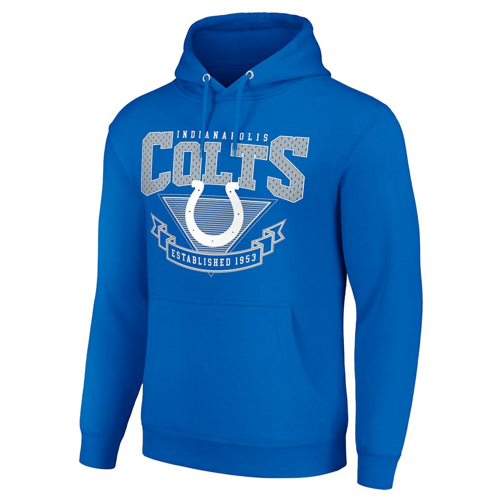 Indianapolis Colts Starter ‘80s Inspired Pullover Hoodie - Royal on sale