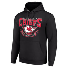 Kansas City Chiefs Starter ‘80s Inspired Pullover Hoodie - Black for sale