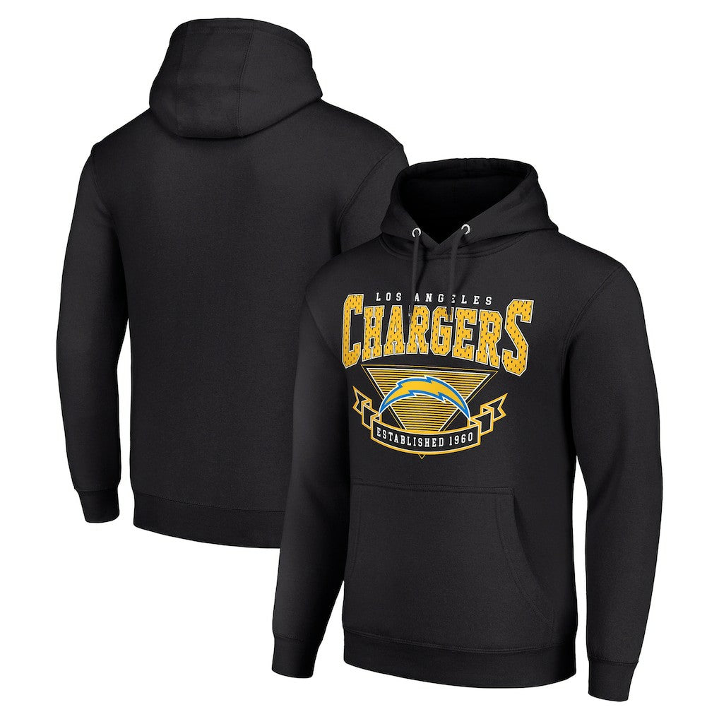 Los Angeles Chargers Starter ‘80s Inspired Pullover Hoodie - Black outlet