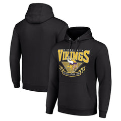 Minnesota Vikings Starter ‘80s Inspired Pullover Hoodie - Black for sale