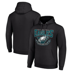 Philadelphia Eagles Starter ‘80s Inspired Pullover Hoodie - Black outlet