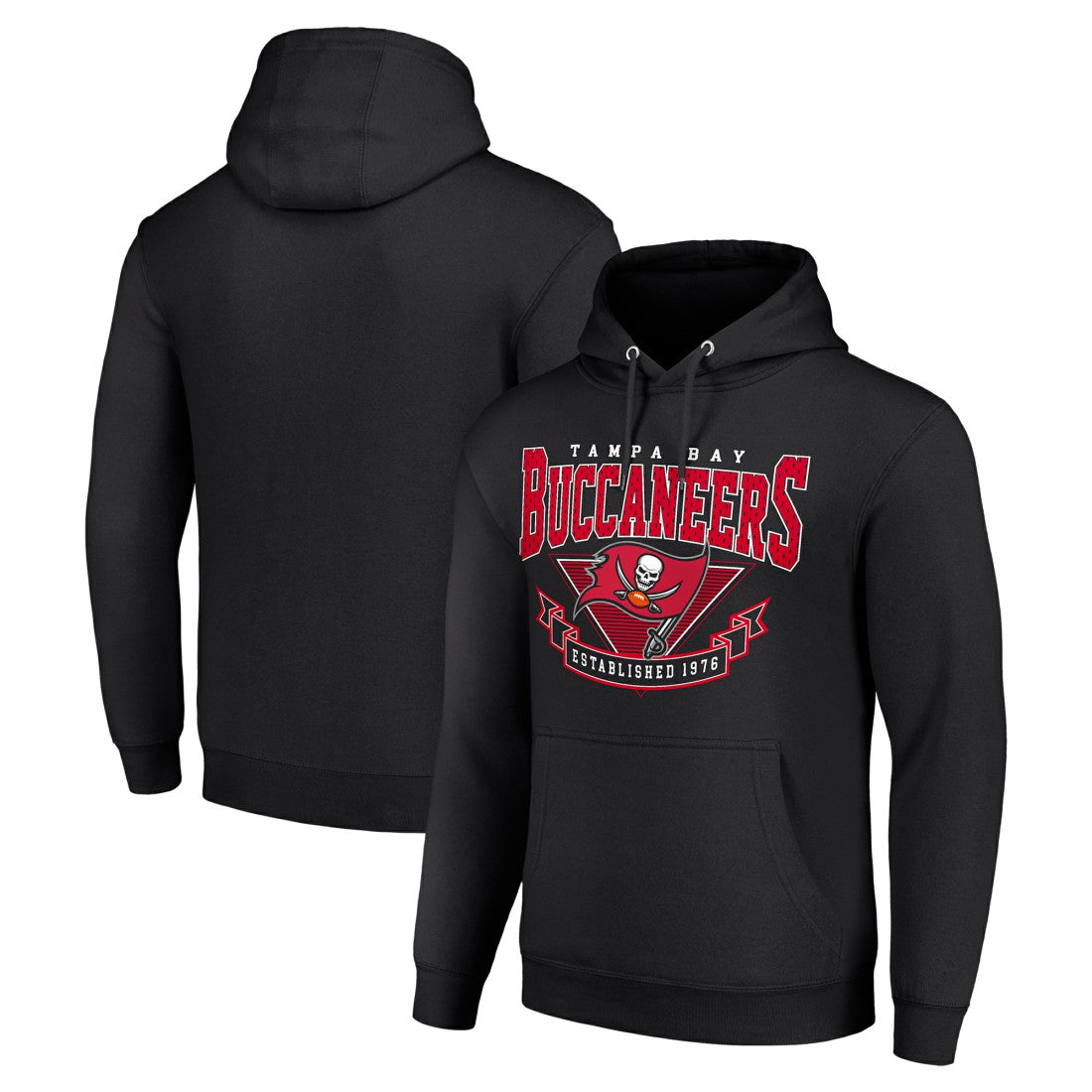 Tampa Bay Buccaneers Starter ‘80s Inspired Pullover Hoodie - Black sale