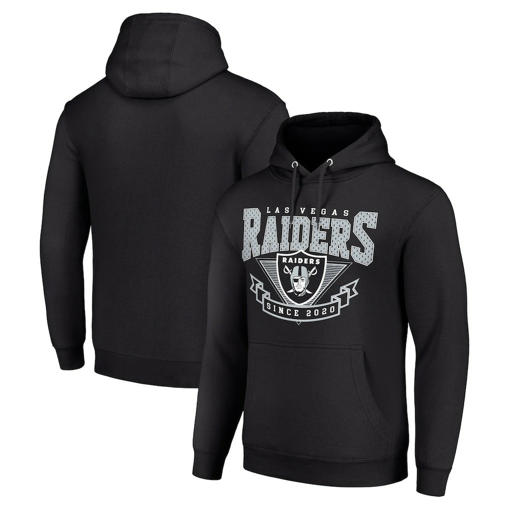 Las Vegas Raiders Starter ‘80s Inspired Pullover Hoodie - Black for sale