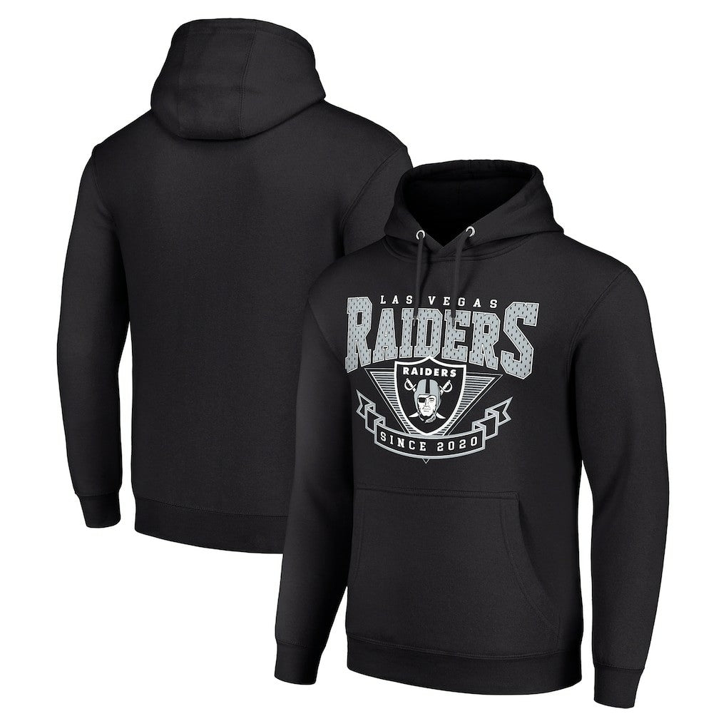 Las Vegas Raiders Starter ‘80s Inspired Pullover Hoodie - Black for sale