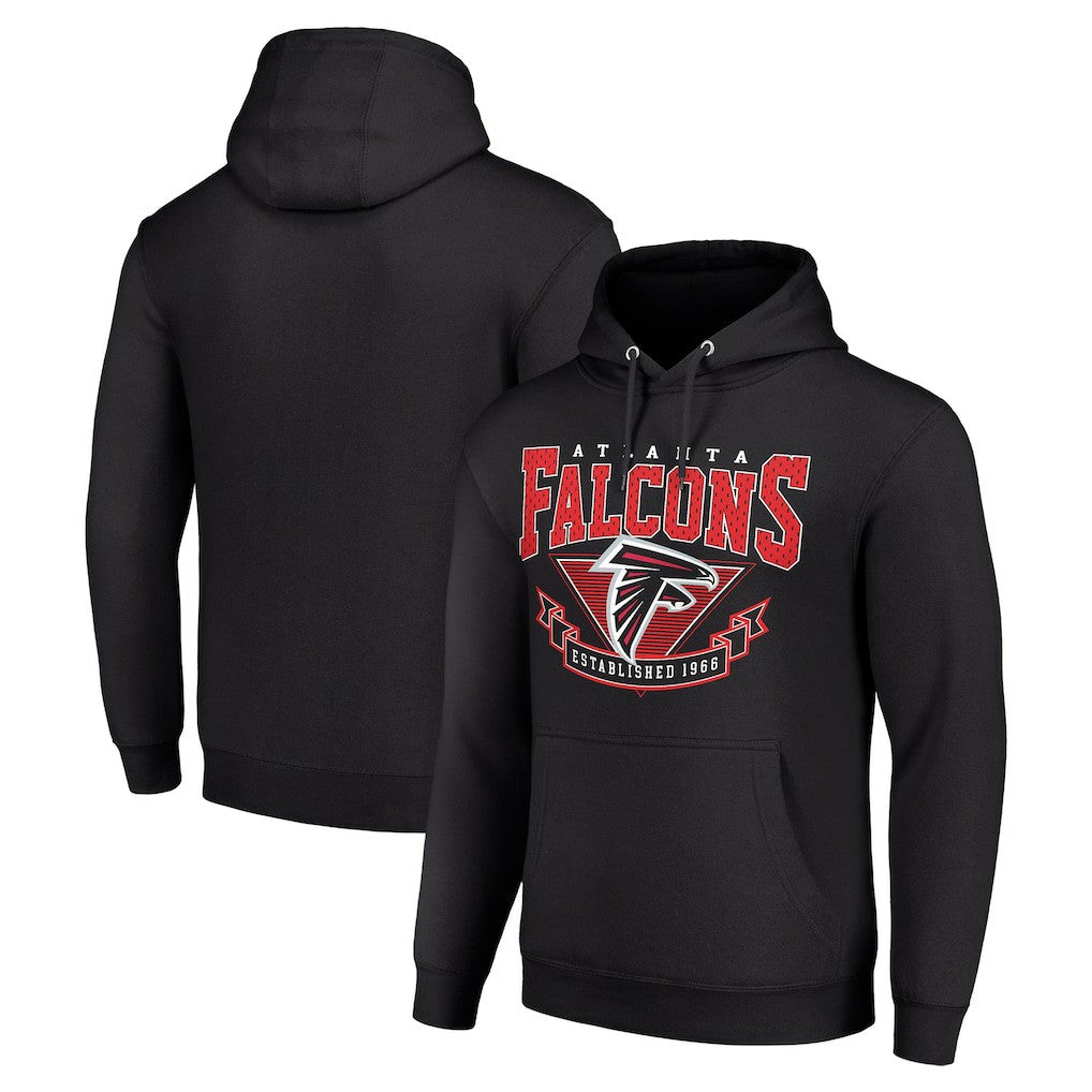 Atlanta Falcons Starter ‘80s Inspired Pullover Hoodie - Black discount