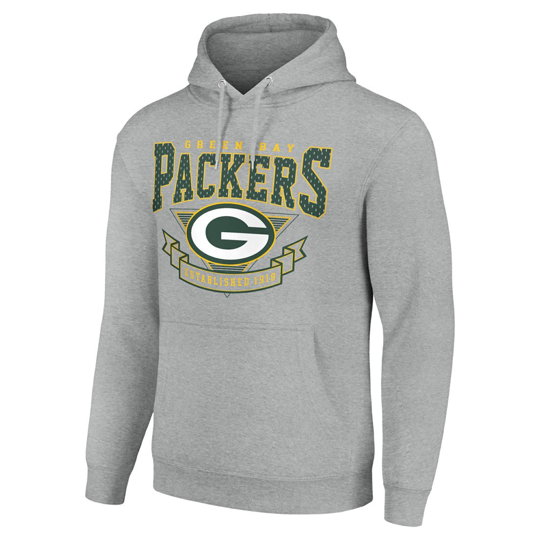 Green Bay Packers Starter ‘80s Inspired Pullover Hoodie - Heather Gray online