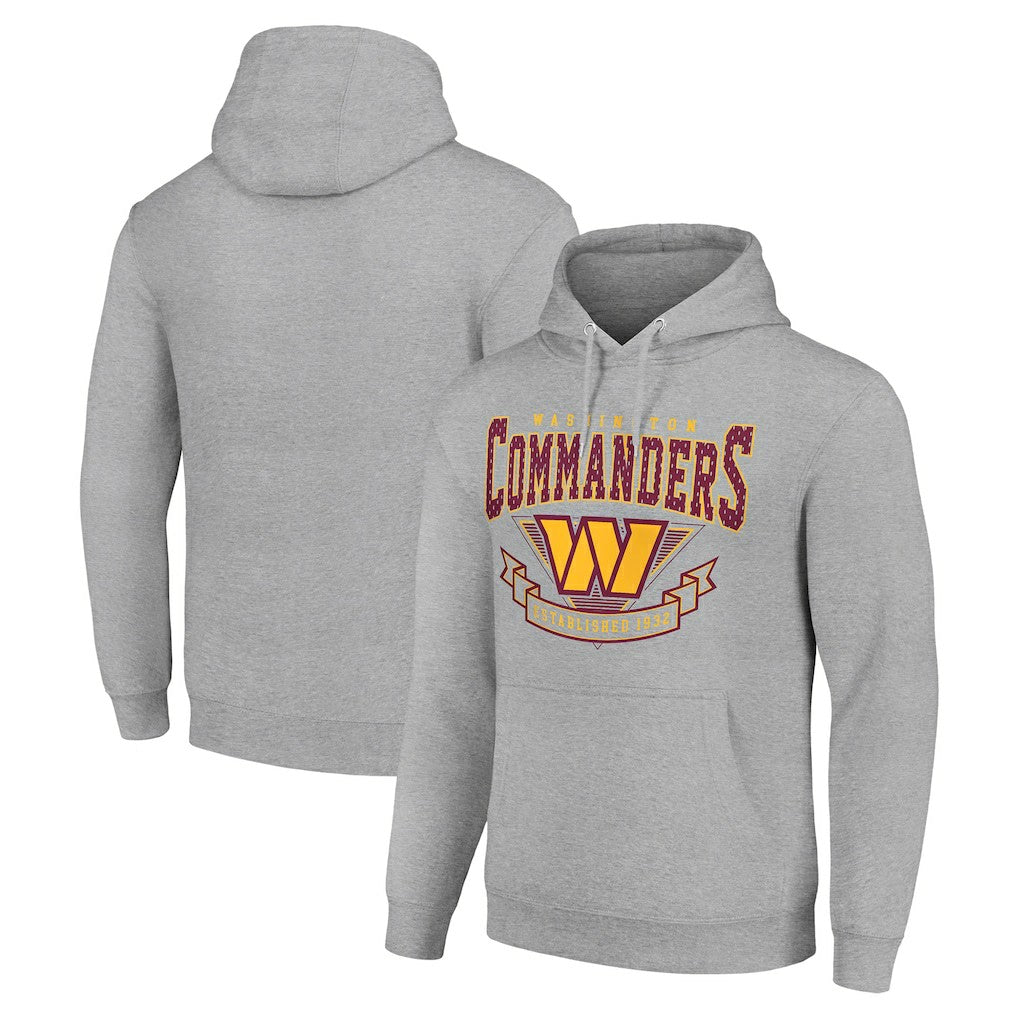 Washington Commanders Starter ‘80s Inspired Pullover Hoodie - Heather Gray sale