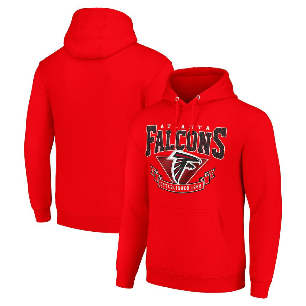 Atlanta Falcons Starter ‘80s Inspired Pullover Hoodie - Red for sale