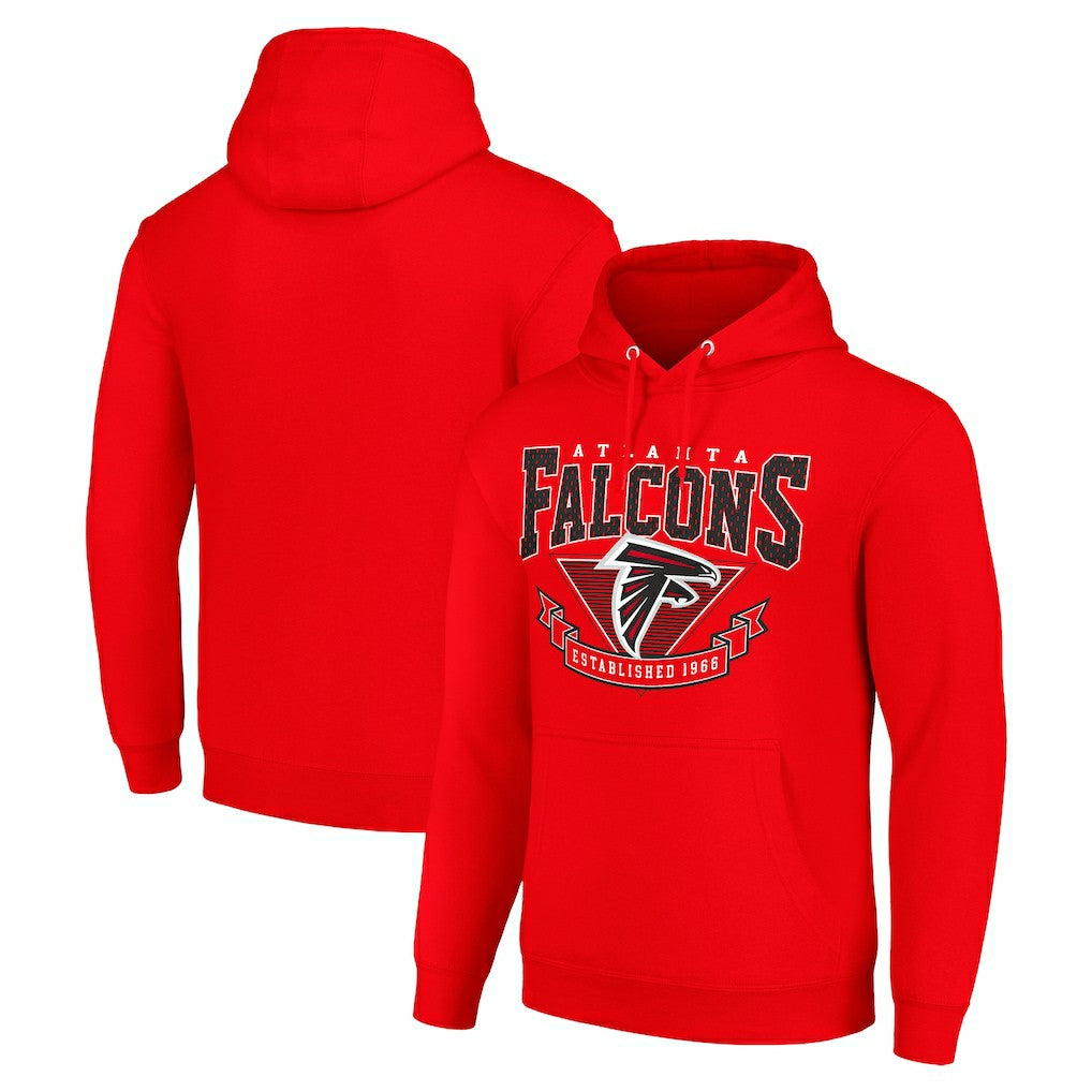 Atlanta Falcons Starter ‘80s Inspired Pullover Hoodie - Red for sale