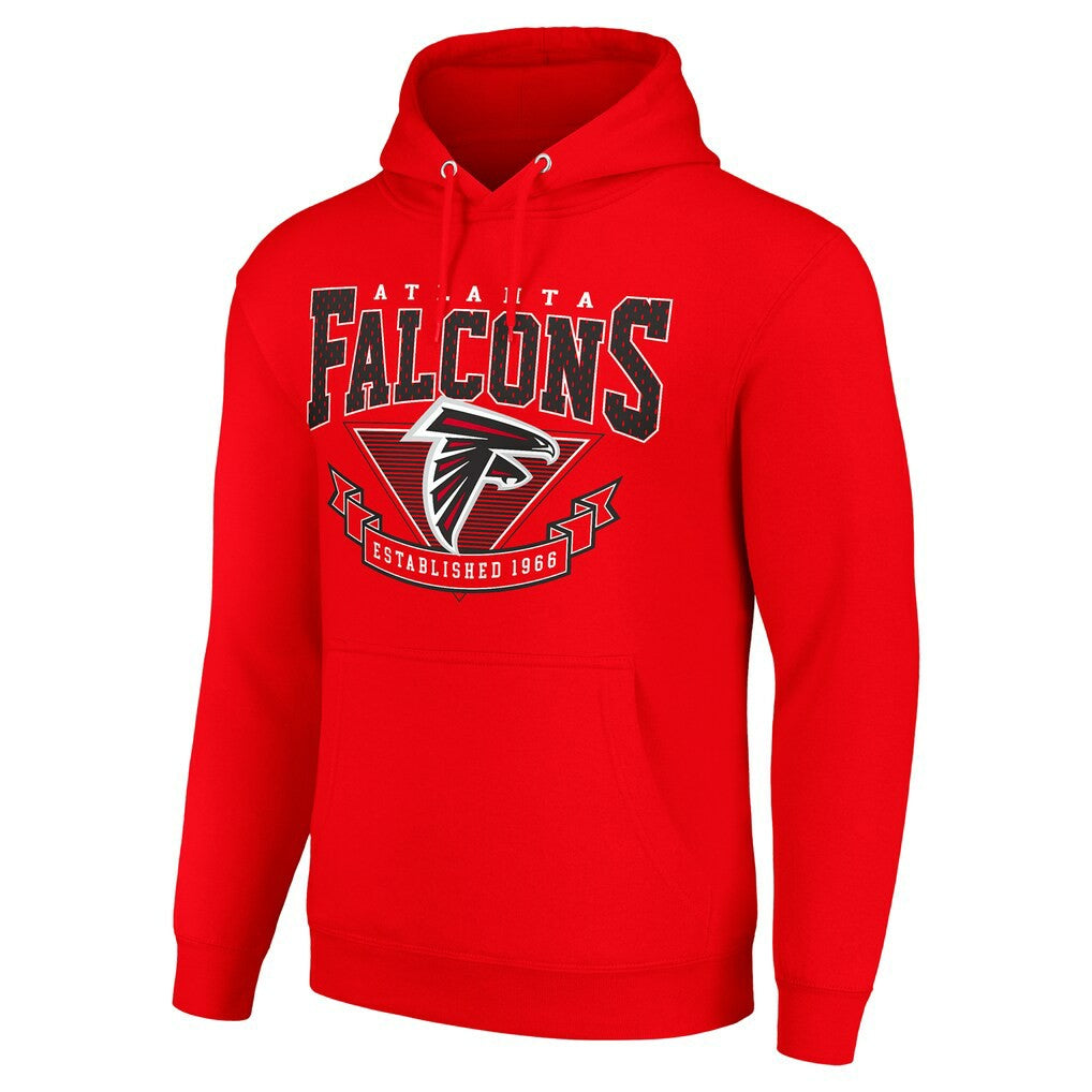 Atlanta Falcons Starter ‘80s Inspired Pullover Hoodie - Red for sale
