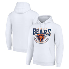 Chicago Bears Starter ‘80s Inspired Pullover Hoodie - White for sale
