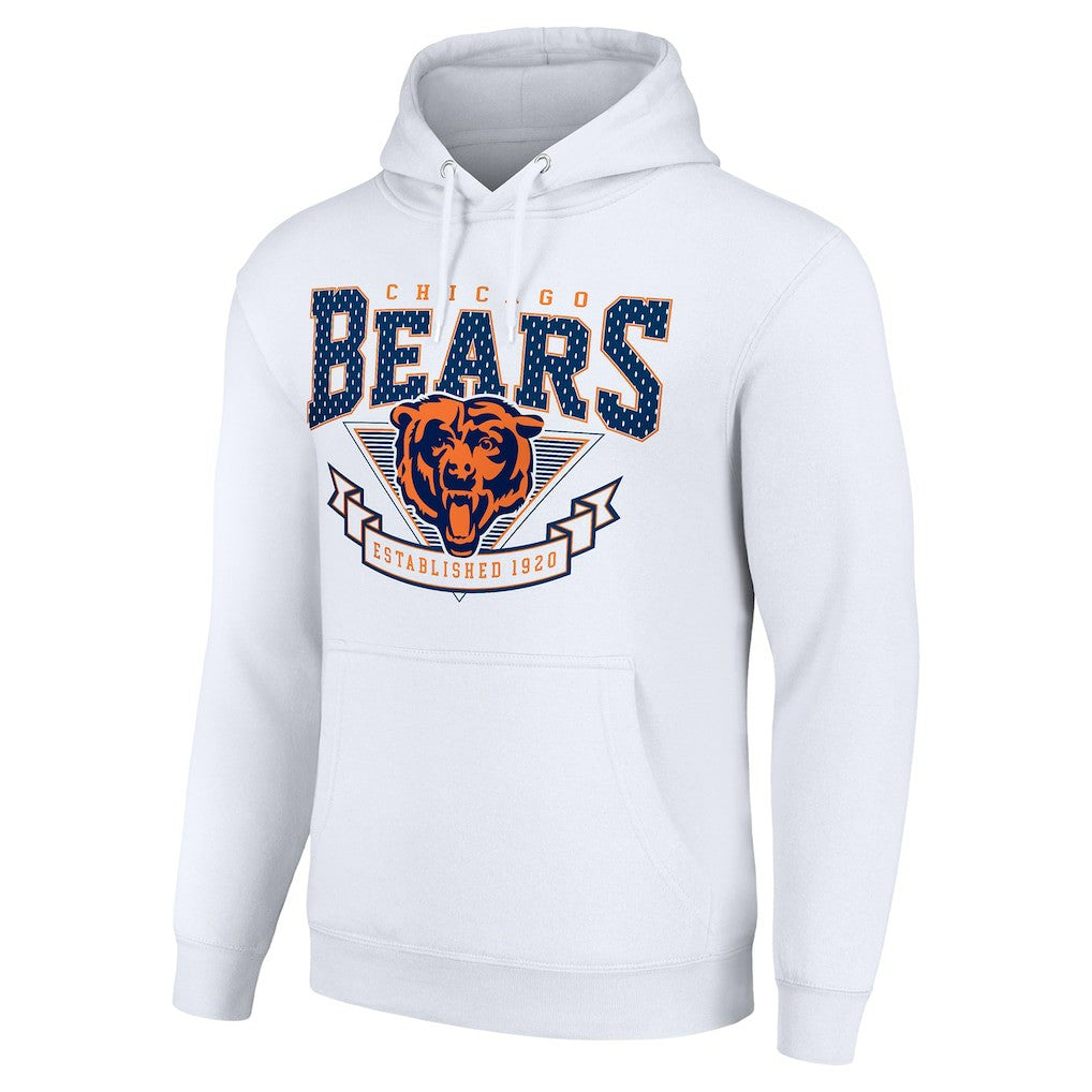 Chicago Bears Starter ‘80s Inspired Pullover Hoodie - White for sale