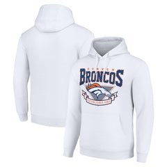 Denver Broncos Starter ‘80s Inspired Pullover Hoodie - White outlet