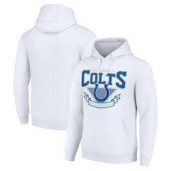 Indianapolis Colts Starter ‘80s Inspired Pullover Hoodie - White on sale