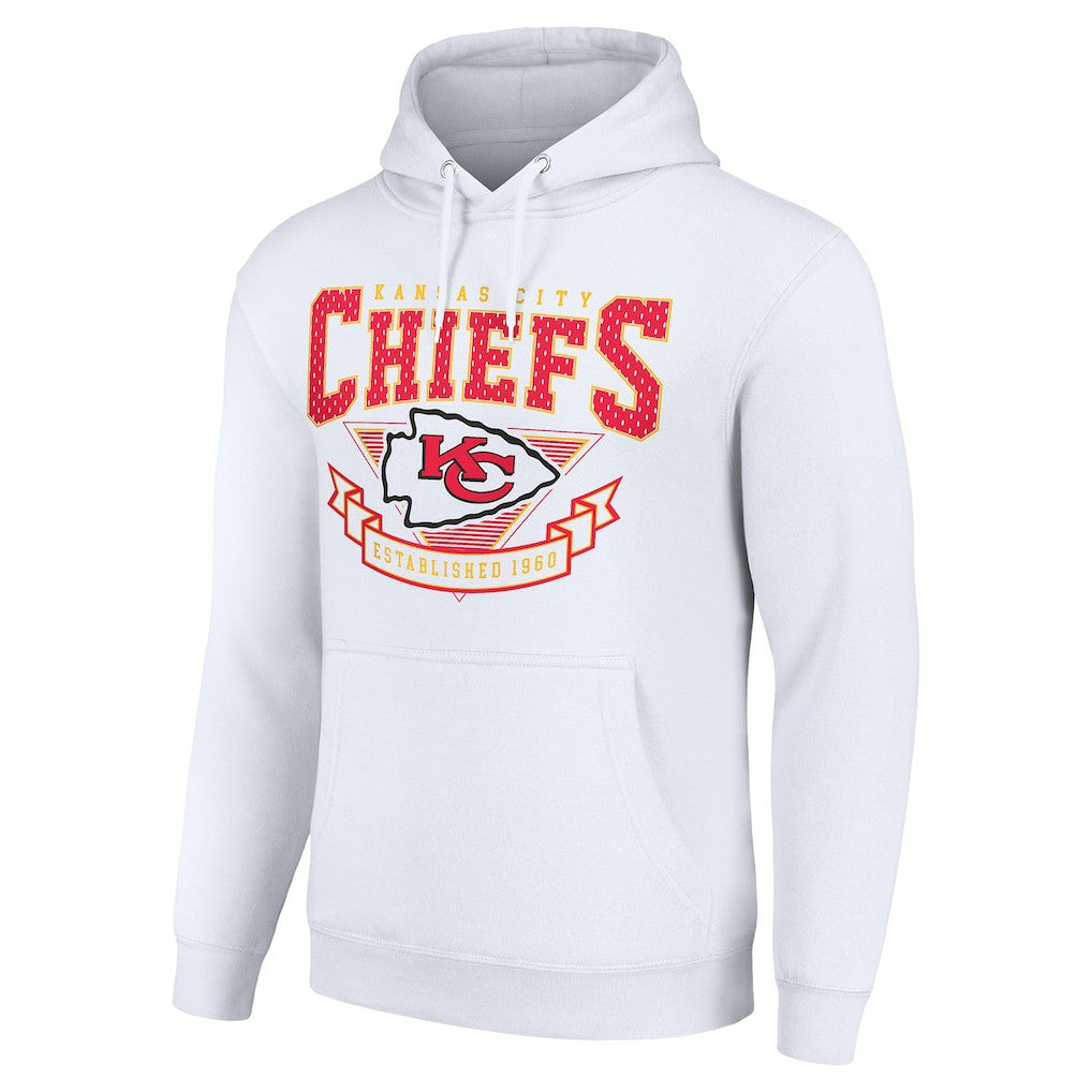 Kansas City Chiefs Starter ‘80s Inspired Pullover Hoodie - White outlet