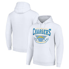 Los Angeles Chargers Starter ‘80s Inspired Pullover Hoodie - White for sale