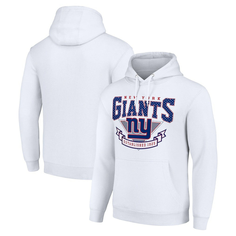 New York Giants Starter ‘80s Inspired Pullover Hoodie - White for sale