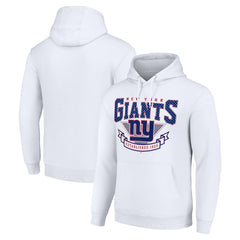 New York Giants Starter ‘80s Inspired Pullover Hoodie - White for sale