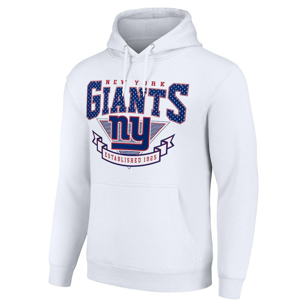 New York Giants Starter ‘80s Inspired Pullover Hoodie - White for sale