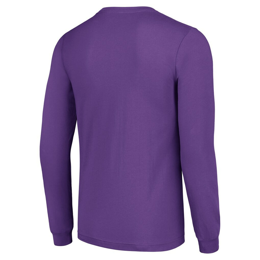 Minnesota Vikings Starter Player X Logo Graphic Long Sleeve T-Shirt - Purple discount