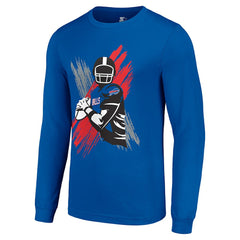 Buffalo Bills Starter Player X Logo Graphic Long Sleeve T-Shirt - Royal for sale