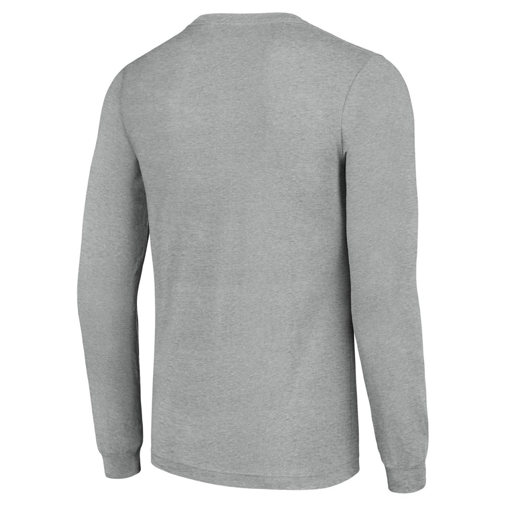 Detroit Lions Starter Player X Logo Graphic Long Sleeve T-Shirt - Heather Gray cheap