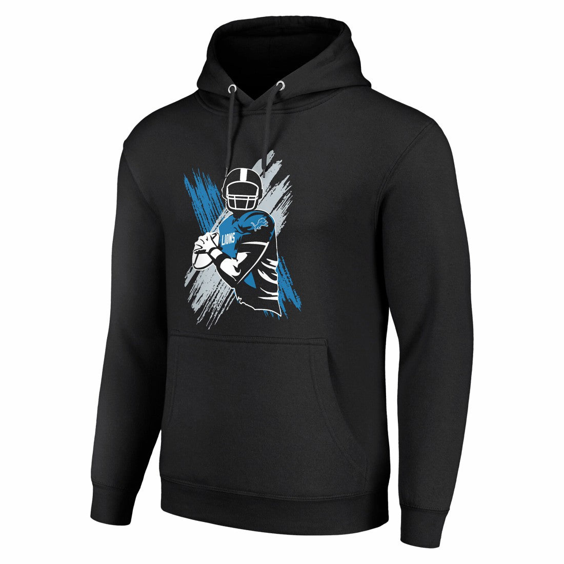Detroit Lions Starter Player X Fleece Pullover Hoodie - Black on sale
