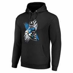 Detroit Lions Starter Player X Fleece Pullover Hoodie - Black on sale