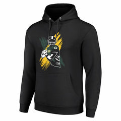 Green Bay Packers Starter Player X Fleece Pullover Hoodie - Black sale