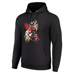 San Francisco 49ers Starter Player X Fleece Pullover Hoodie - Black discount