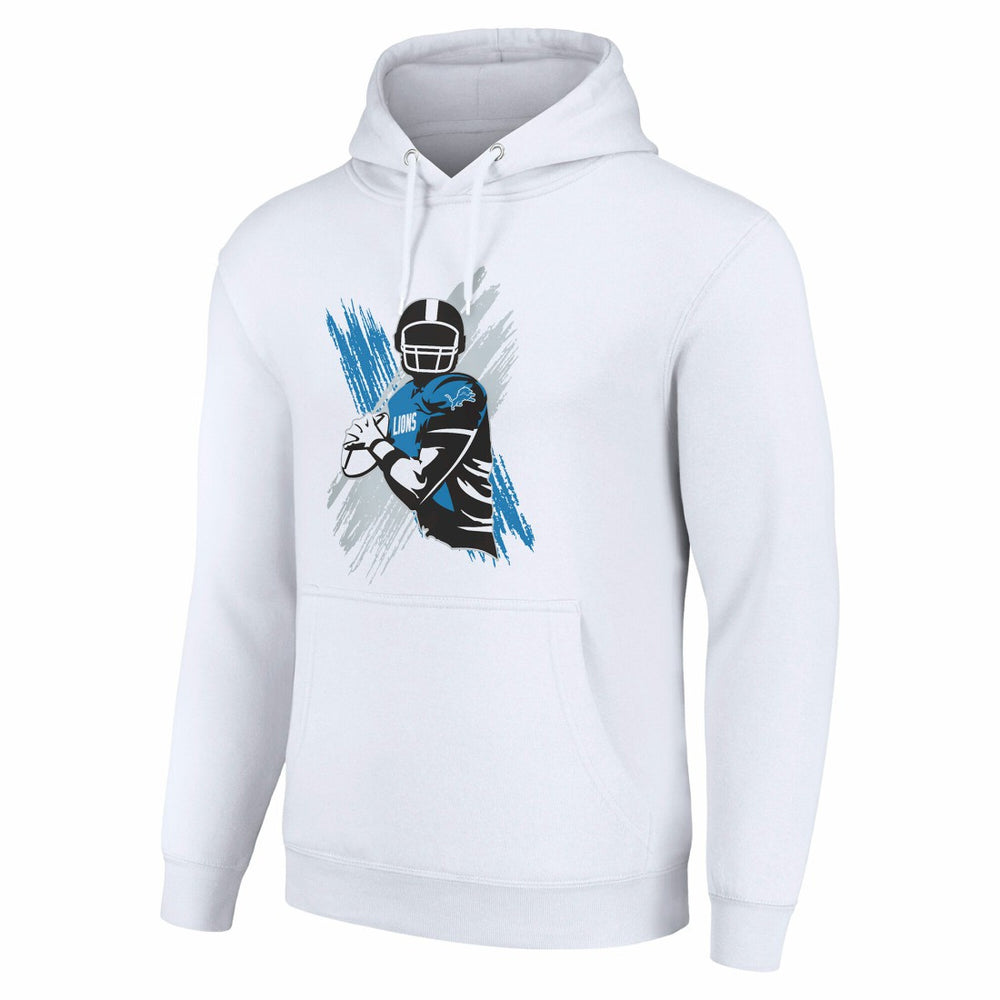 Detroit Lions Starter Player X Fleece Pullover Hoodie - White outlet
