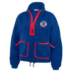 Buffalo Bills WEAR by Erin Andrews Women's Polar Fleece Half-Zip Jacket - Royal for sale