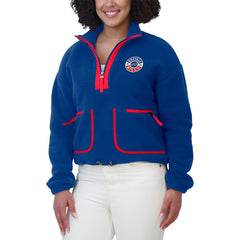 Buffalo Bills WEAR by Erin Andrews Women's Polar Fleece Half-Zip Jacket - Royal for sale