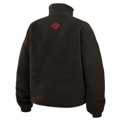 Kansas City Chiefs WEAR by Erin Andrews Women's Polar Fleece Half-Zip Jacket - Black online