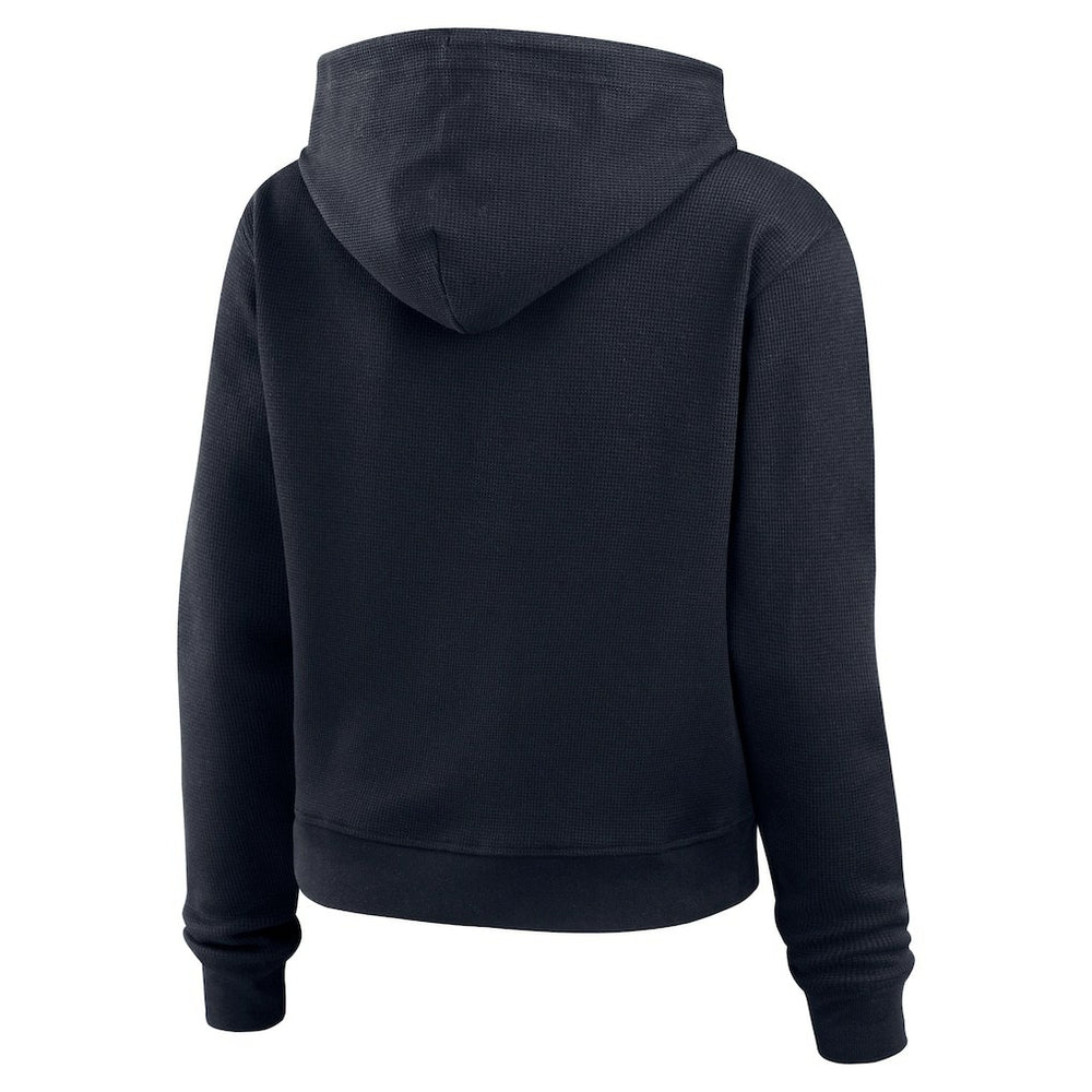 Houston Texans WEAR by Erin Andrews Women's Waffle Hoodie Pullover Top - Navy discount
