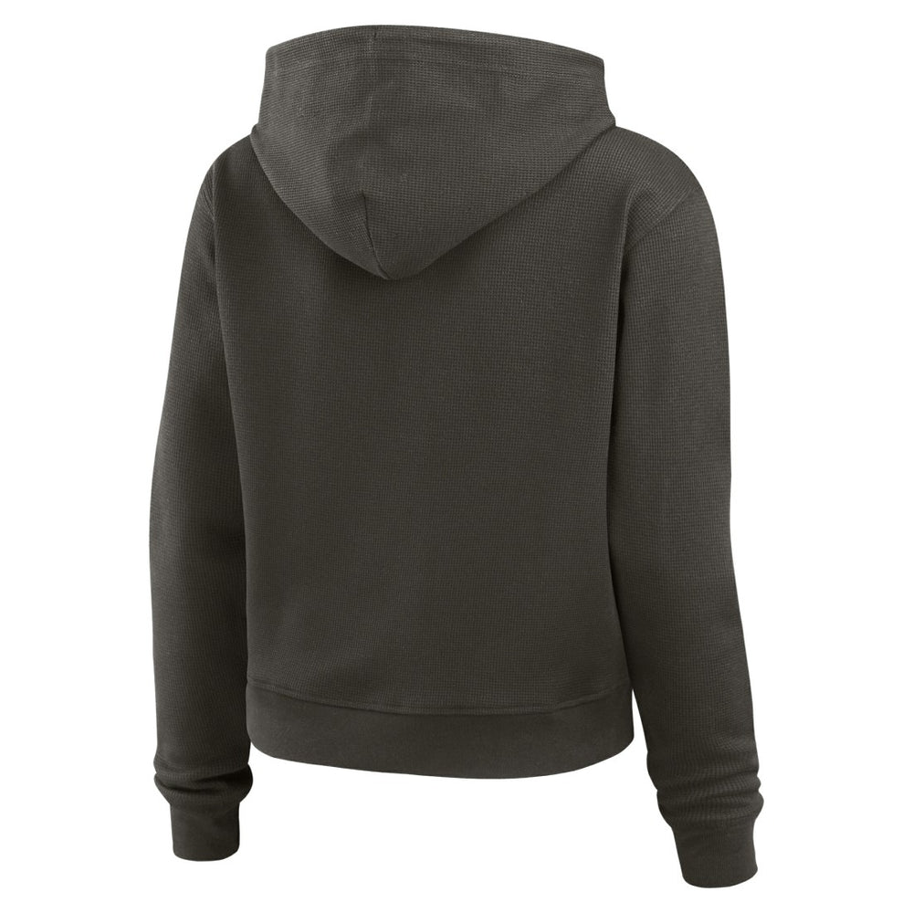 Tampa Bay Buccaneers WEAR by Erin Andrews Women's Waffle Hoodie Pullover Top - Pewter outlet