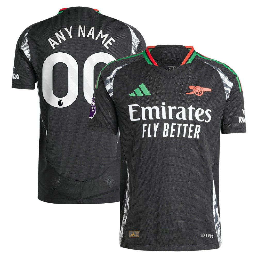 Arsenal 2024/25 Away Custom Jersey - Black | Adidas online